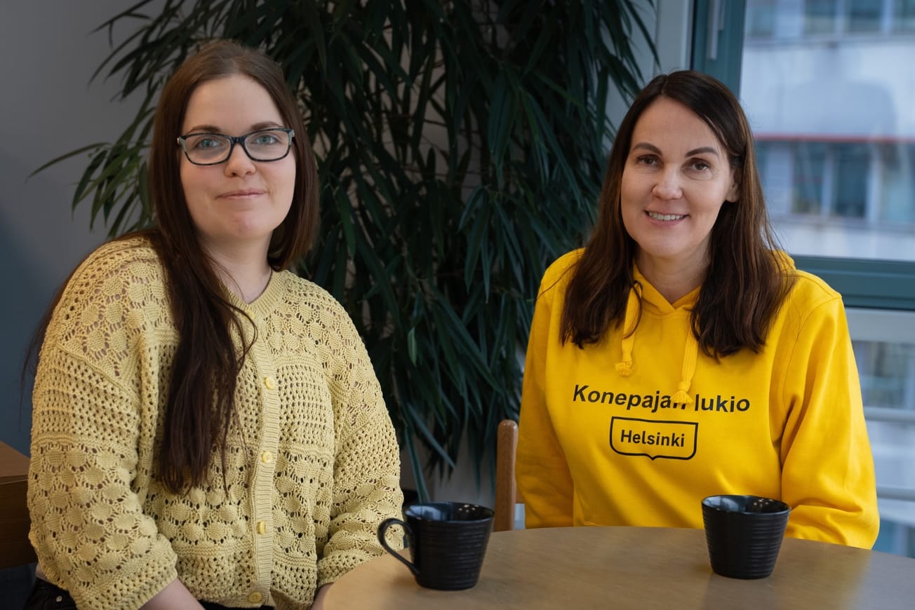 Konepajan lukiossa opiskellaan työelämä- ja verkostotaitoja