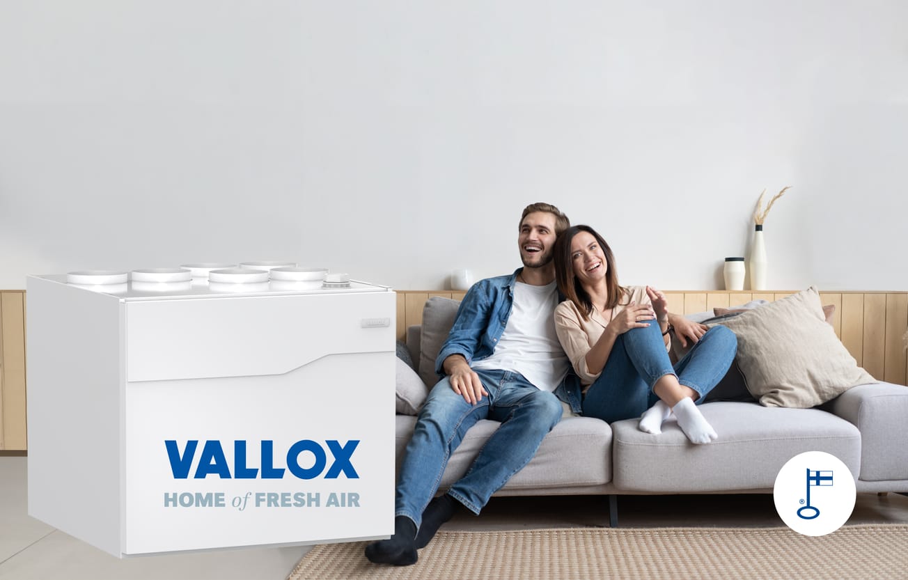 Vanhan ilmanvaihtokoneen vaihto uuteen sujuu nyt helposti ja nopeasti