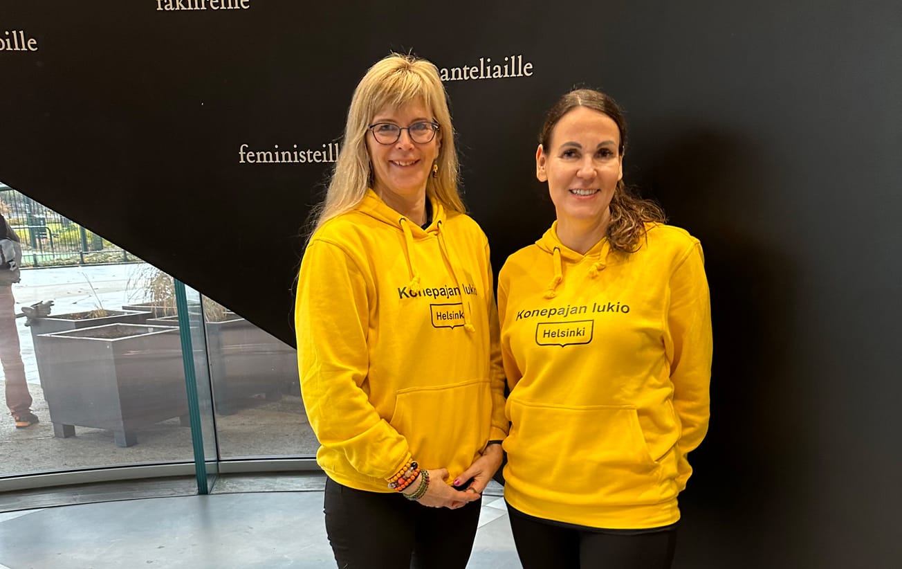 Konepajan lukio antaa valmiudet sekä jatko- opintoihin että työelämään