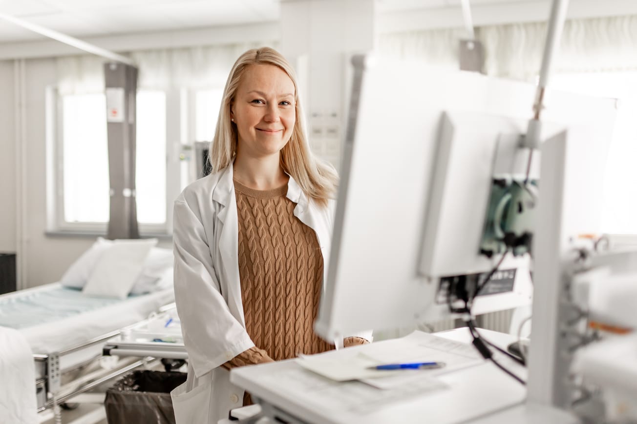 Erikoistumisporukan hyvä henki lisää työinnostusta