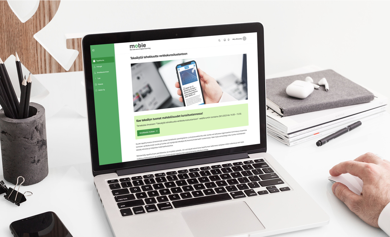 Mobie Oy:n CompetenceX mullistaa yritysten koulutuksen